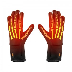 ถุงมืออุ่นกันน้ำไฟฟ้าสำหรับเล่นสกี, ปรับอุณหภูมิแบตเตอรี่ถุงมือทำความร้อนสำหรับผู้ชาย/women